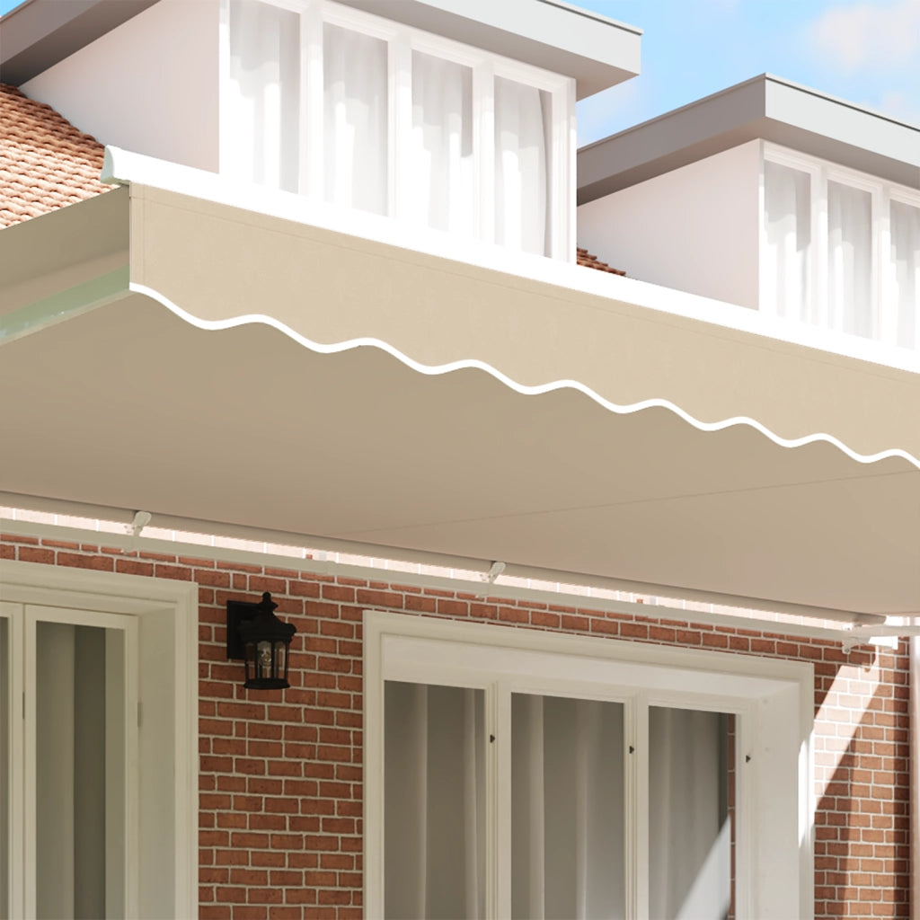 Tenda Valance per struttura 6 m Beige 5,8x0,2 m
