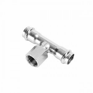 Viega tee femmina inox a pressare d.22 x3/4  b07wqnr2wj 1mq