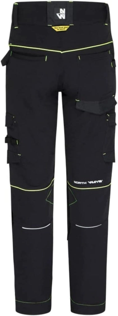 Pantaloni da Lavoro Sacha Nero/Giallo