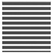 Tenda a Rullo Zebra Nero Larghezza Tessuto 140,9 cm Poliestere