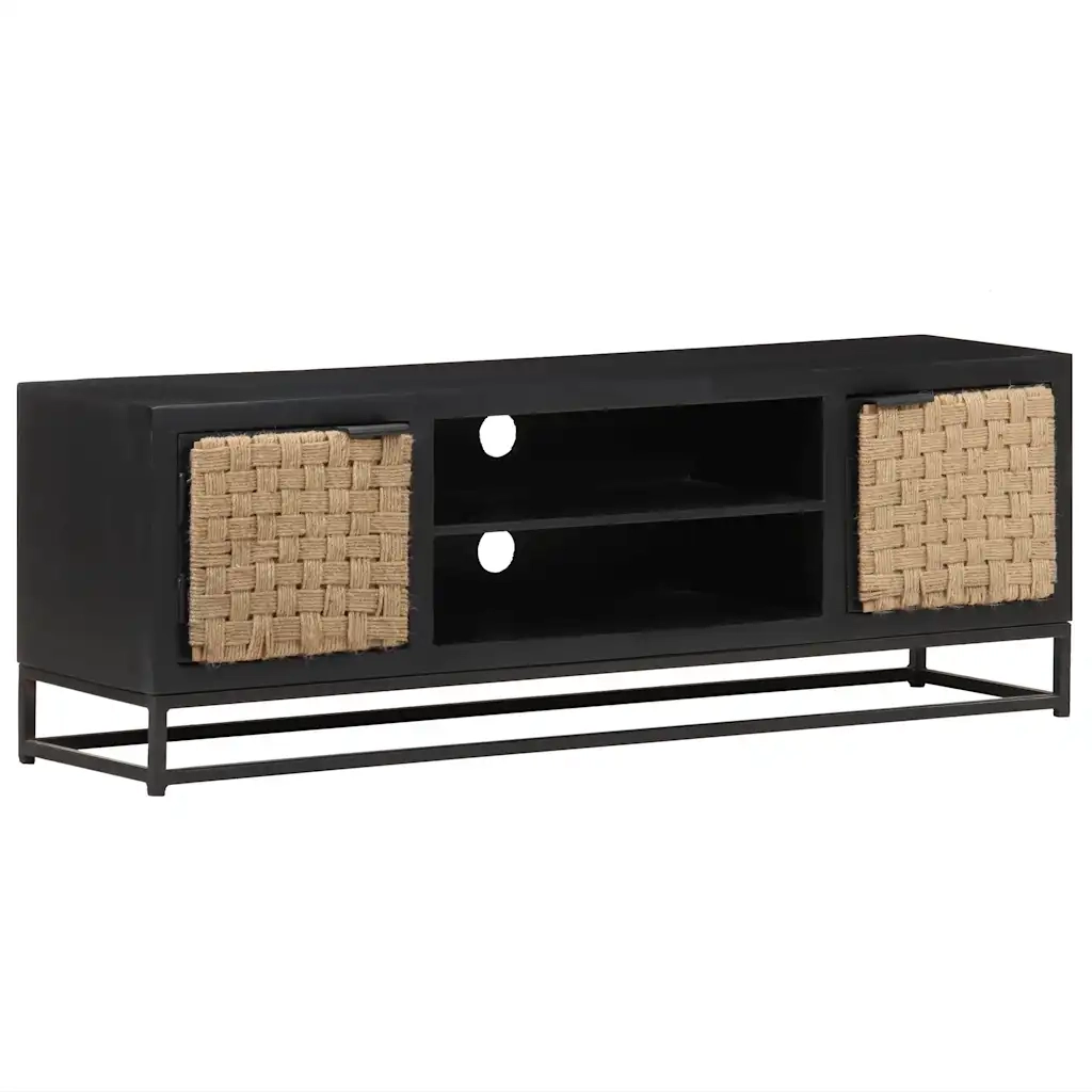 Mobile Porta TV 120x30x40 cm in Legno Massello di Mango cod mxl 27544