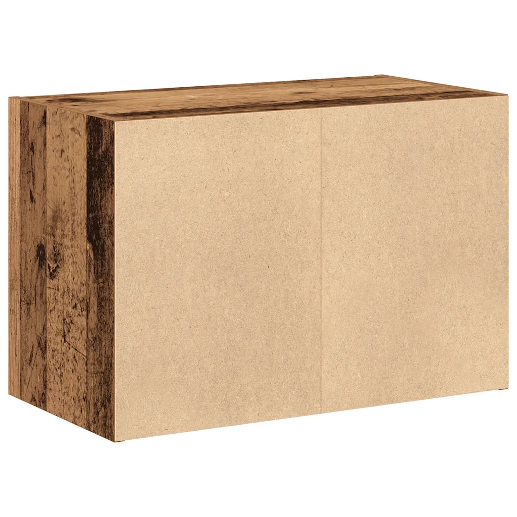 Armadio con 2 Cassetti Legno Antico 60x31x40 cm in Truciolato CFW7530967