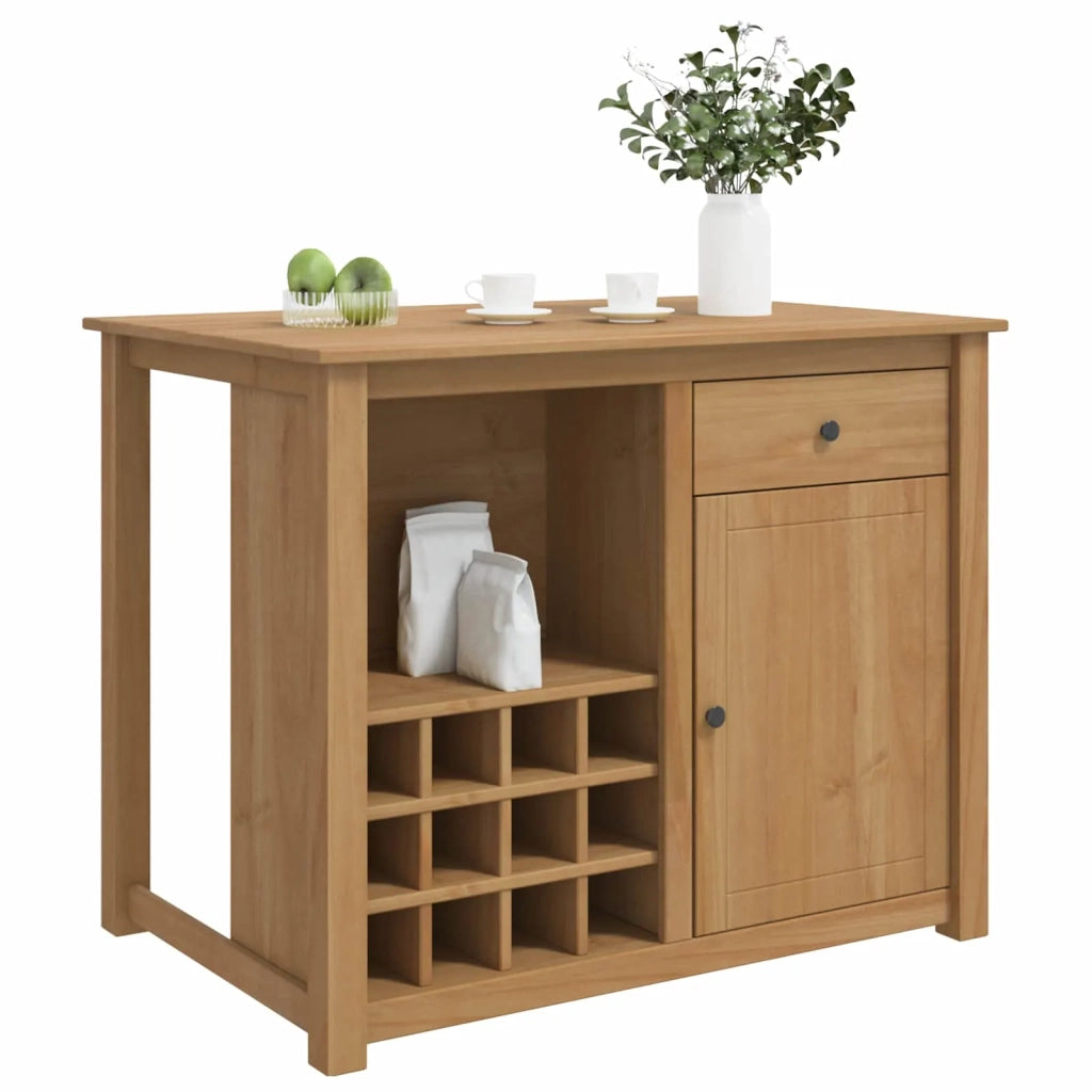 Carrello da Cucina PANAMA 2 pcs Cera di Miele 112 x 77 x 90 cm
