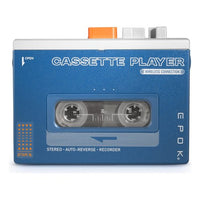 Lettore audio cassette big ben bttapebl epok rewind+ blue e gray