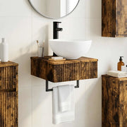 Lavabo da Parete Rovere Fumo 40 x 41 x 40,5 cm 890183
