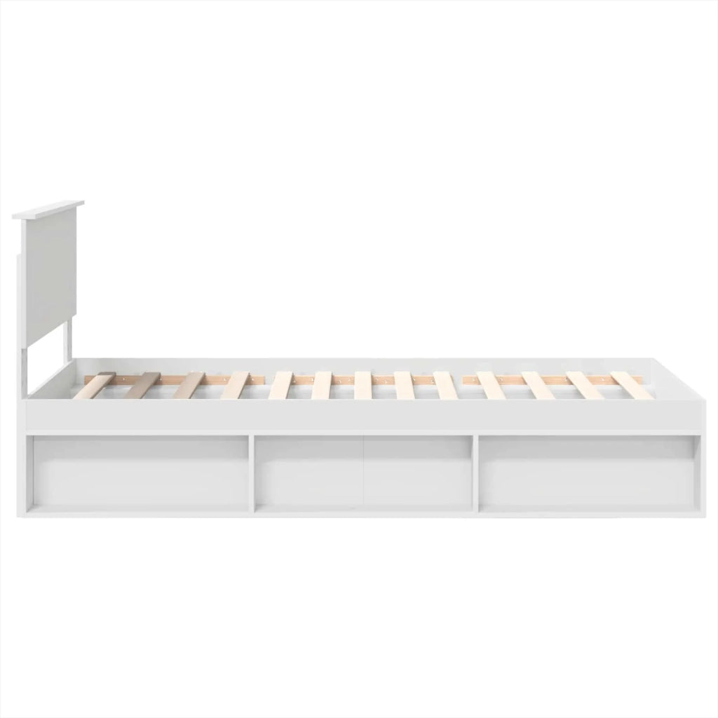Struttura del letto Bianco 90 x 190 cm Legno multistrato 3407922