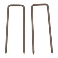 Recinzione Estensibile Autoportante in Acciaio e Alluminio, Larghezza 52-405 cm, Marrone scuro