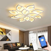 Lampada da soffitto LED senza riflessi con telecomando | Illuminazione da soffitto a colori per soggiorno e camera da letto