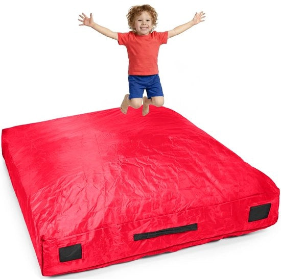 Pavimento di sicurezza grande 152 x 152 cm - Atterraggio morbido - Matrimonio di schiuma - Mat di gioco - Adatto per bambini - Supporto per autismo
