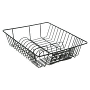 Set di 6 Cassette Scolaposate Cuisine 39x33x10 Cm Filo Metallico Nero