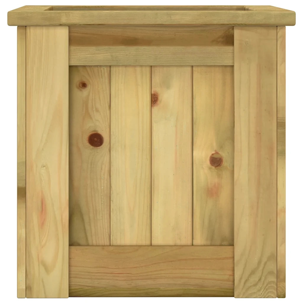 Fioriera Rialzata 100x50x50 cm in Legno di Pino Impregnato 49094
