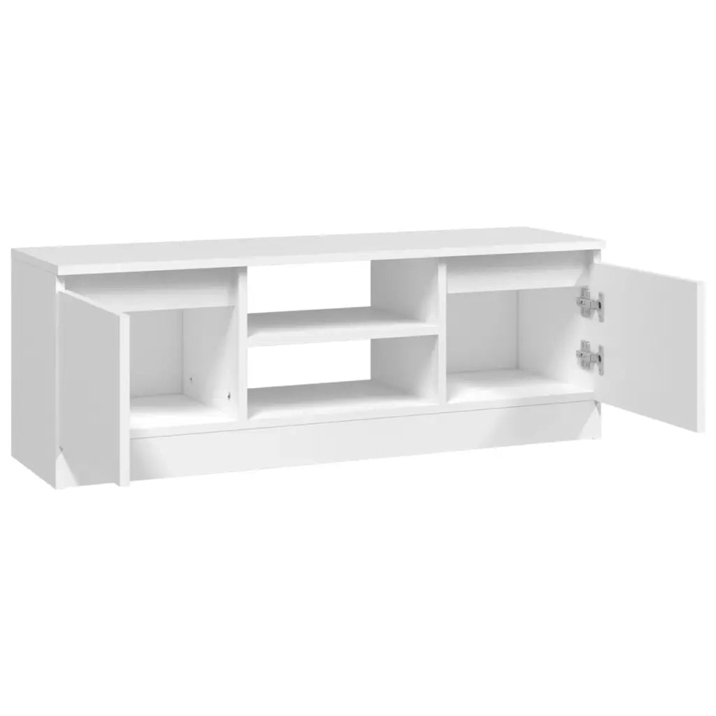 Mobile Porta TV con Anta-Credenza TV Bianco 102x30x36 cm