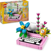 LEGO Creator 3 in 1 Macchina da Scrivere con Fiori Giocattolo - Si Trasforma in Keytar o in Vaso, Modellini da Costruire