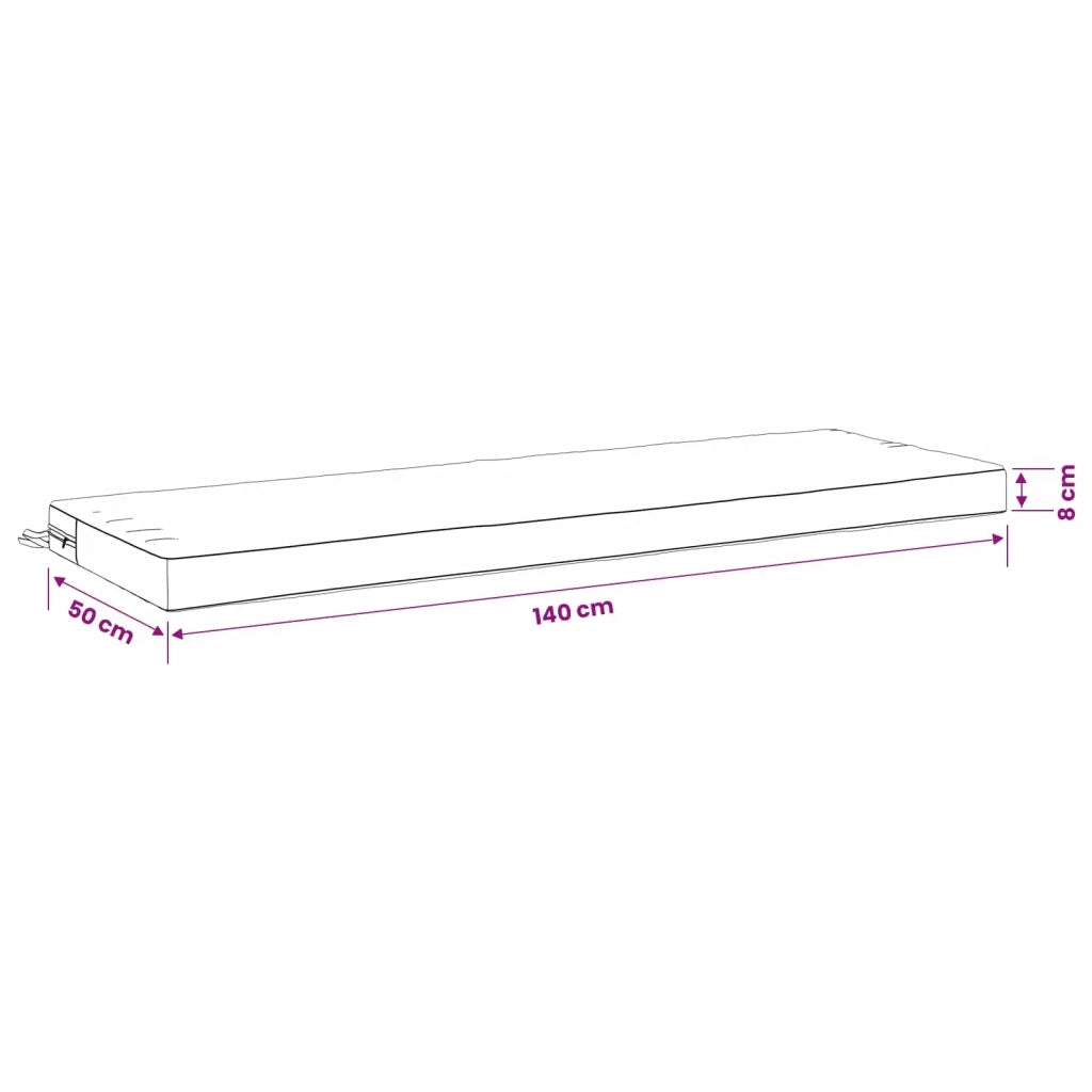 Cuscino per panchina SOEST 100% Poliestere Tortora 950292
