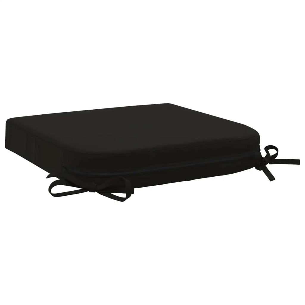 Cuscini per sedile a 4 pezzi SOEST 4 pcs 100% Poliestere Nero 945254