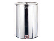 1pz contenitore enologico inox liscio aggraffato con coperchio lt. 200 cod:ferx.vit48542