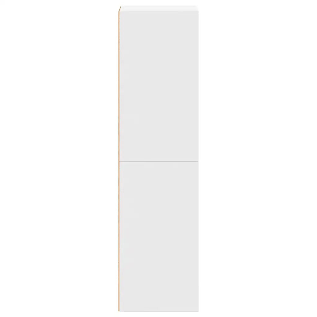 Libreria/Mobile TV Bianco 36x30x114 cm in Legno Multistrato 800135