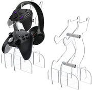 Supporto per Controller - Display in Acrilico - Supporto per Headset da Gioco - Regalo Creativo - 2 Pezzi - Altezza 23,2 cm - Supporto per Controller da Gioco