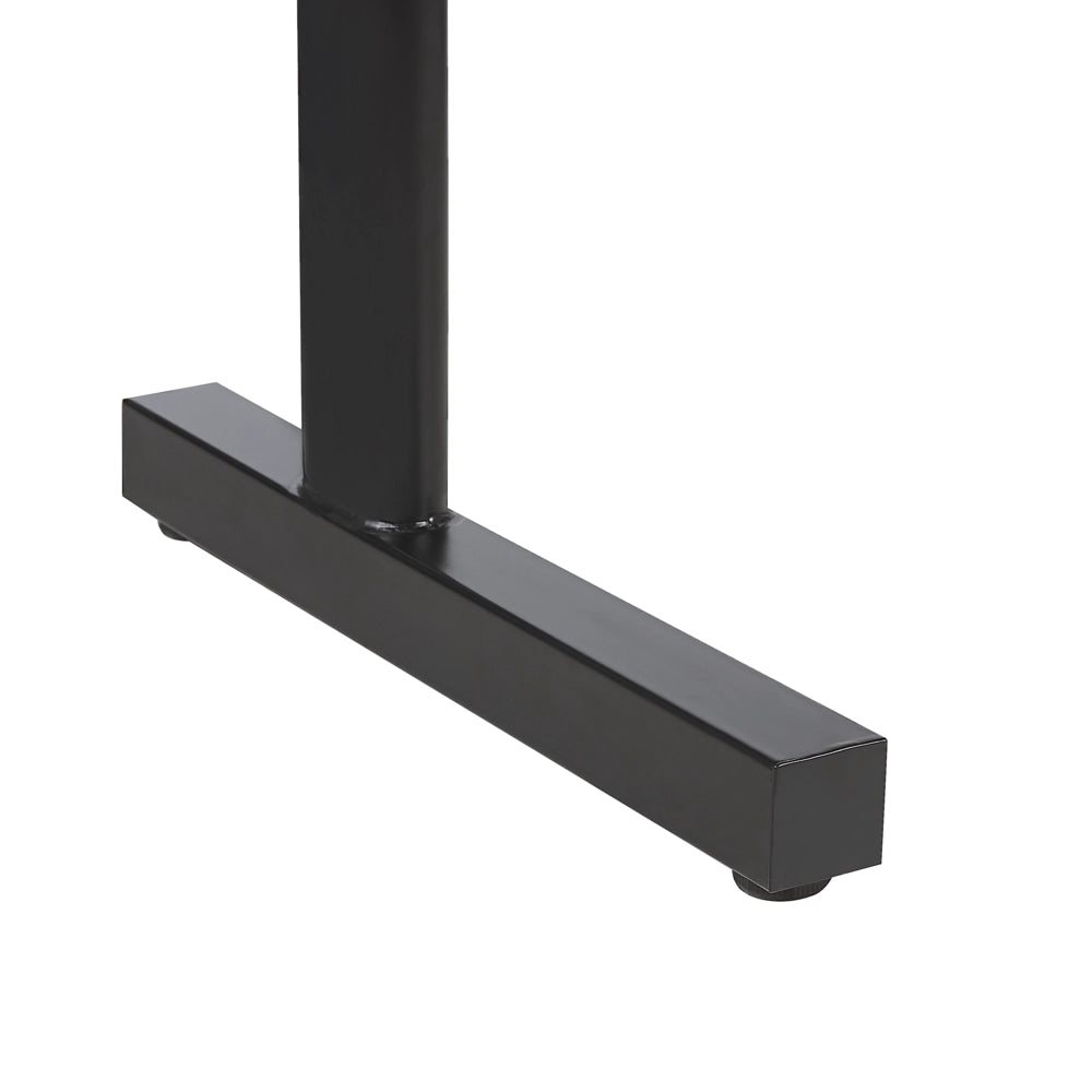 Scrivania da gioco regolabile Gambe in metallo MDF Nero Rettangolare 120 x 60 cm con luci RGB Mobili per ufficio a casa di design moderno