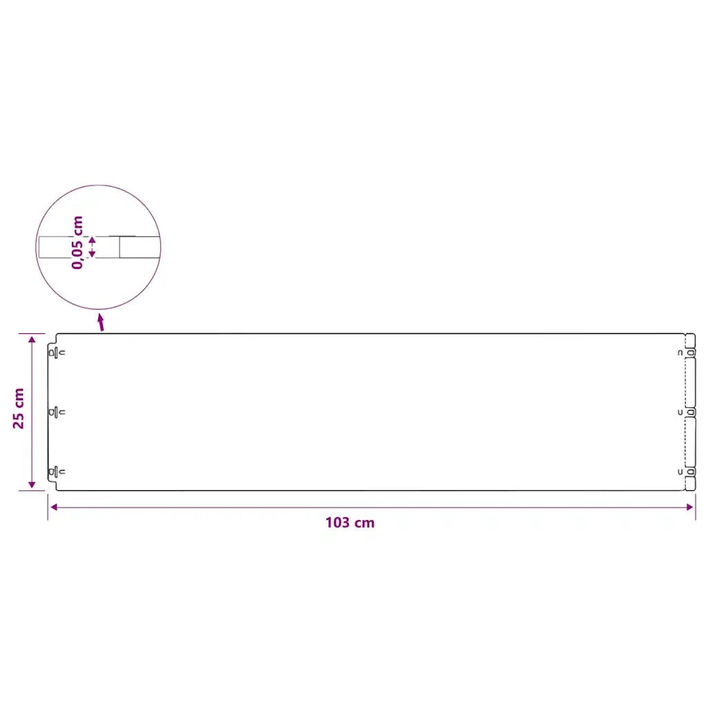 Bordure per Prato 10 pz Nere Acciaio Laminato a Freddo CFW2837077