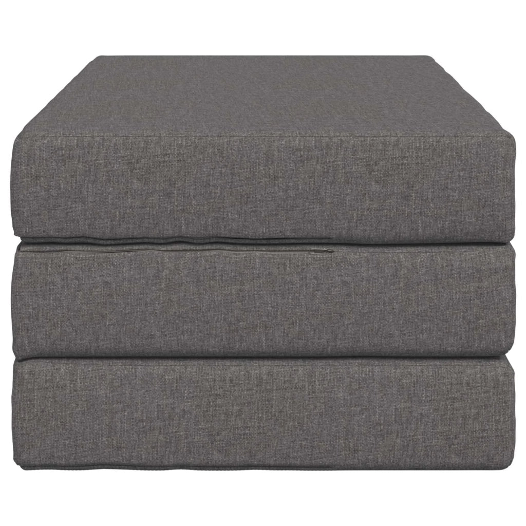 Divano Letto Pieghevole 80 x 67 x 45 cm Grigio Chiaro 900172