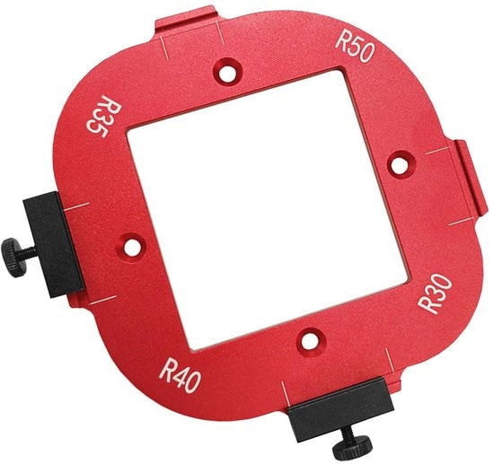 Mal per lavorazione del legno con raggio di curvatura R30/R35/R40/R45 - in alluminio - modello per lavorazione del legno - duraturo - preciso - facile da utilizzare - modello a freddo per lavorazione del legno