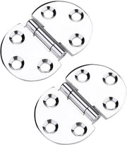 Scharnier 180 Gradi in Rame - Placca di Riparazione Scharniere - Scharnieri Porta - Mallorelle Scharniere - Veer di Alta Qualità - Dimensioni 45 x 30 x 1,5 mm - Scharniere Porta