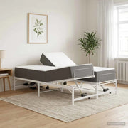 Telaio Letto Elettrico Regolabile Bianco 120 x 190 cm Acciaio 3438628