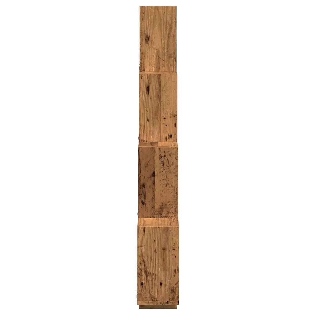 Mensola a Muro a Cubo Antico 90x15x119,5 cm Legno Multistrato 856596
