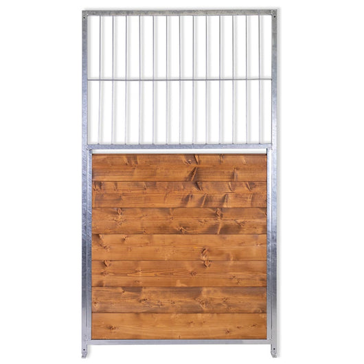 Pannello mezzo legno & mezzo rete per box per cani zincatura a caldo 1x1,80 metri