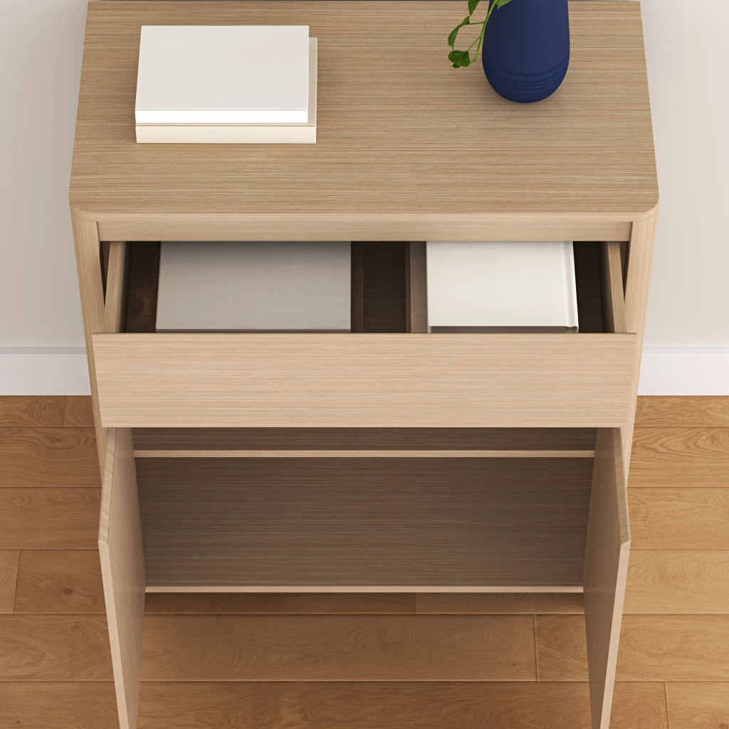 Credenza Takranmaa con Cassetto e Ante 88x79x39 cm Effetto Rovere [en.casa]