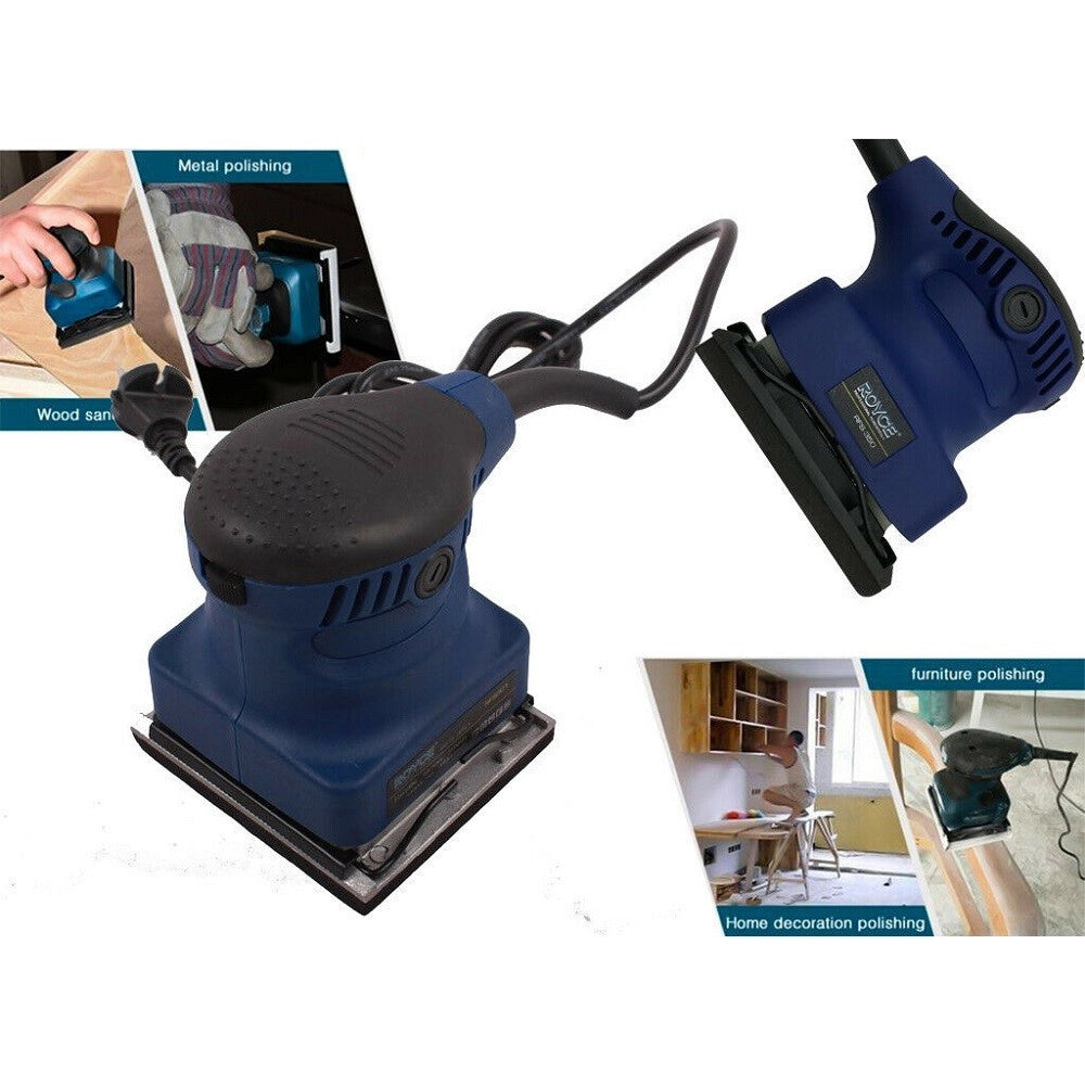 Trade Shop - Levigatrice Orbitale Elettrica 350w Piallatrice Levigatura Sbavatura Rfs-350 -