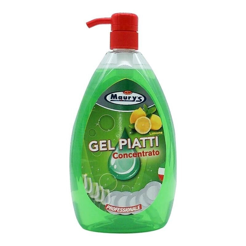 MAURY'S GEL PIATTI PULIZIA TOTALE CONCENTRATO LIMONE1 LT