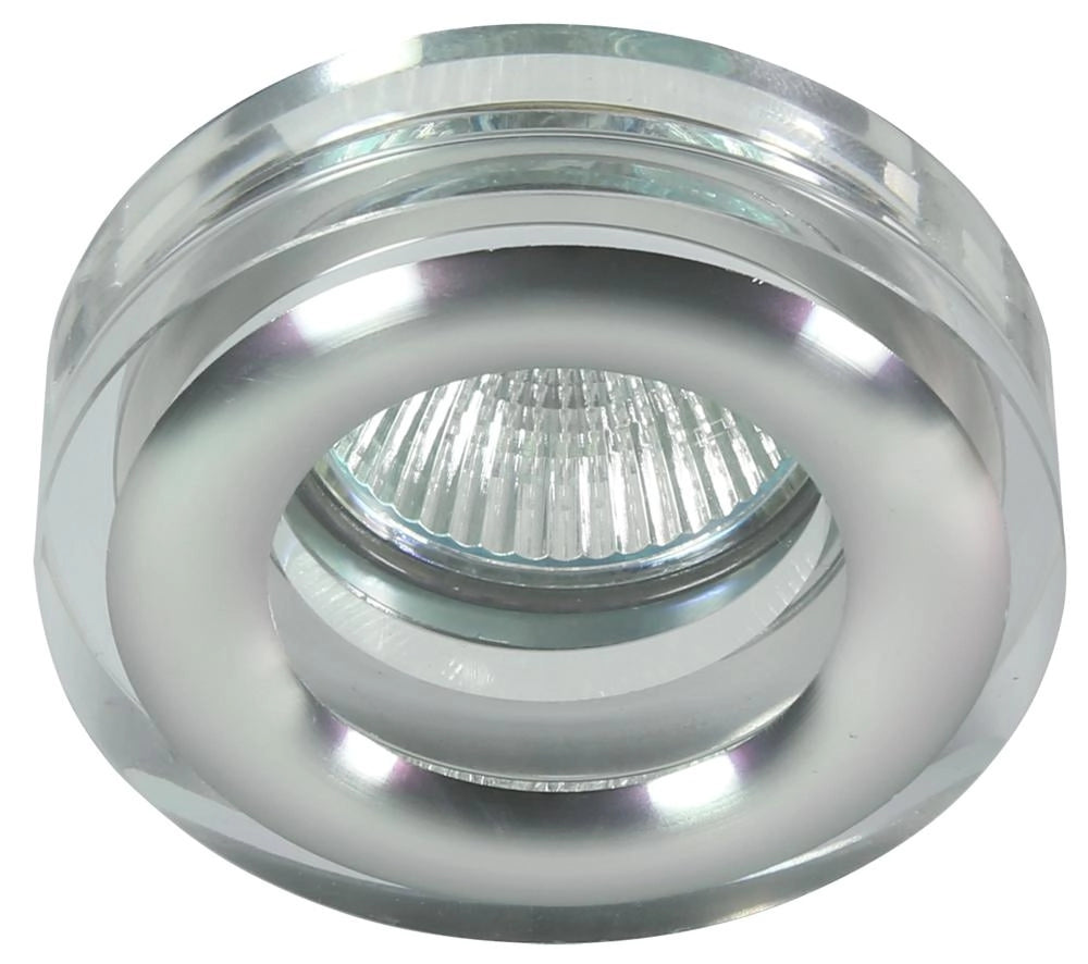 Faretto da incasso cromato in vetro MR16 Candellux SK-81