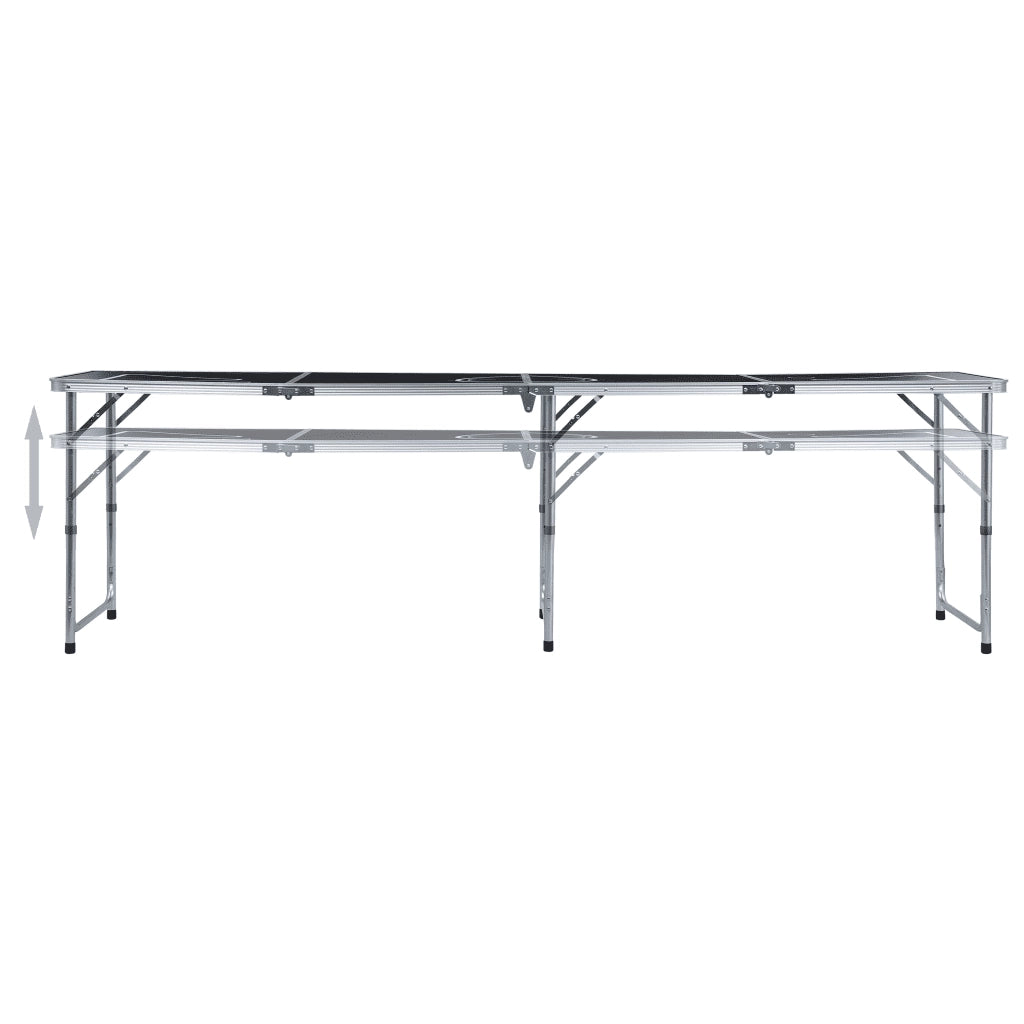 Tavolo da Beer Pong Pieghevole con Tazze e Palline 240 cm CFW9665029