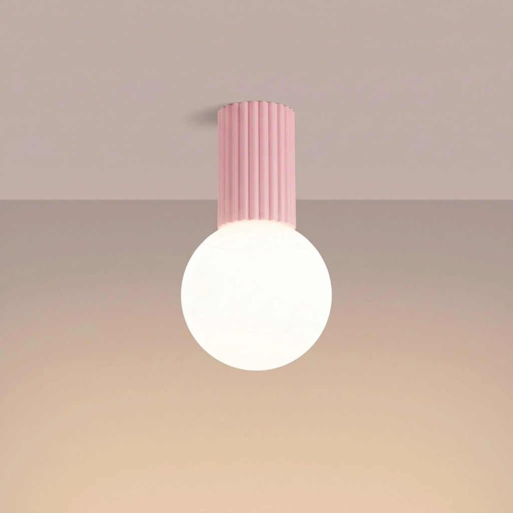 Plafoniera HALO rosa IP44