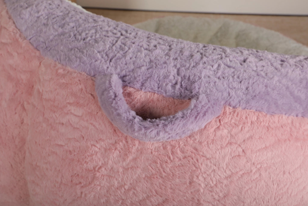 Divano a sacco ¨C Minimal ¨C rosa bianco viola