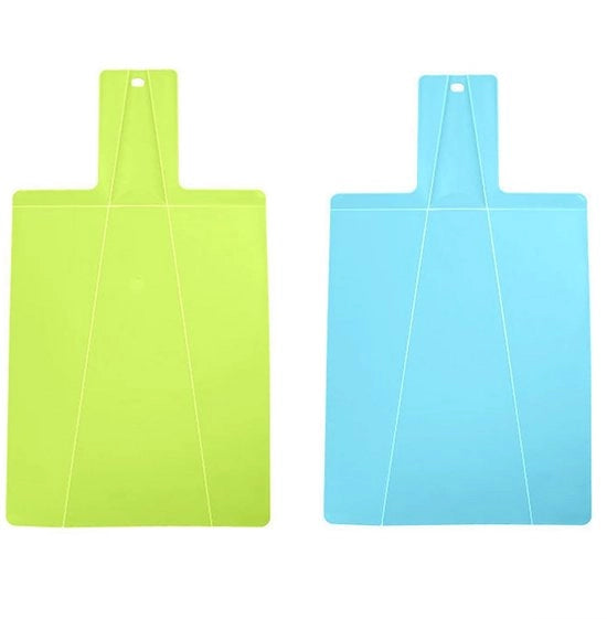 Set di taglieri in plastica opaca - 2 pezzi - 38,1 x 20,3 cm - Antiscivolo - Resistente alla lavastoviglie - Opacchiabile