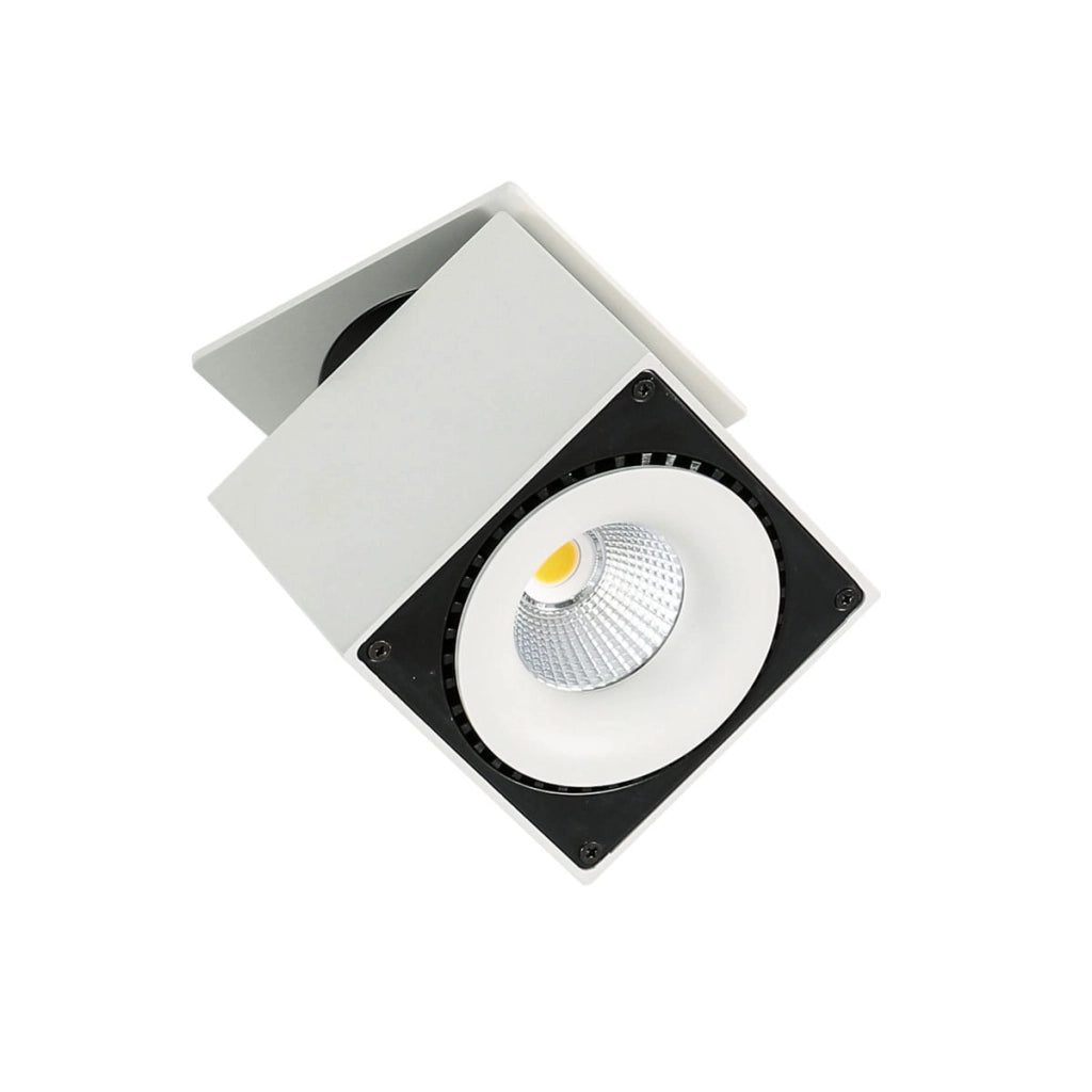 Italux Sevilla faretto incasso quad. orientabile 28W 4000K bianco