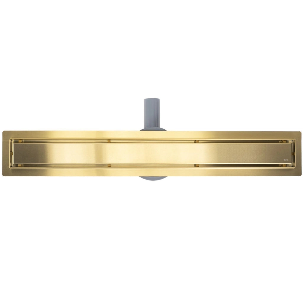 Scarico Lineare Rea Neox Pro Brush Gold 90