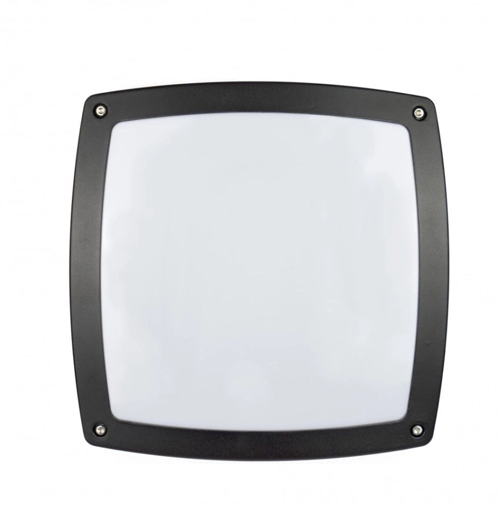 Plafoniera esterna SU-MA Nex 30cm 2xE27 nera IP44 alluminio