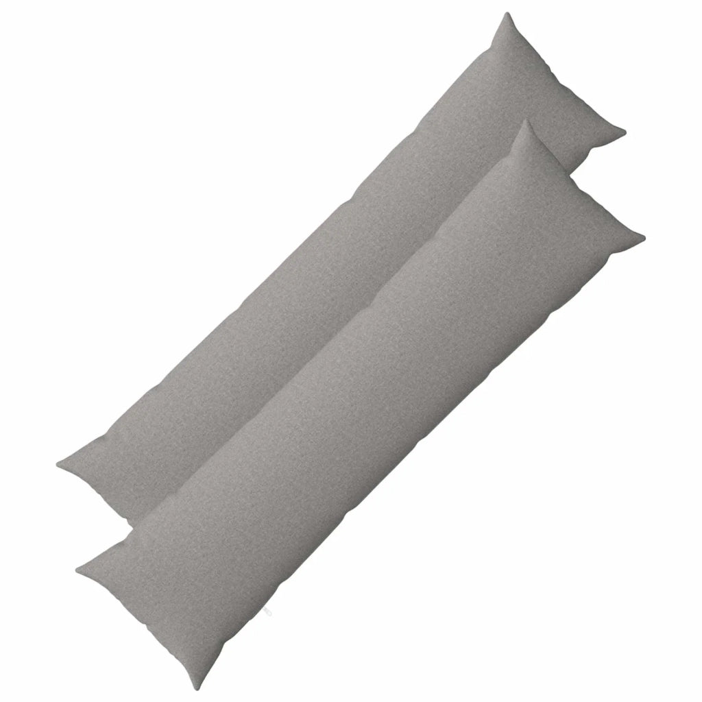 Cuscino con cuscino HEERLEN 2 pz Grigio Nuvola Tessuto 926078