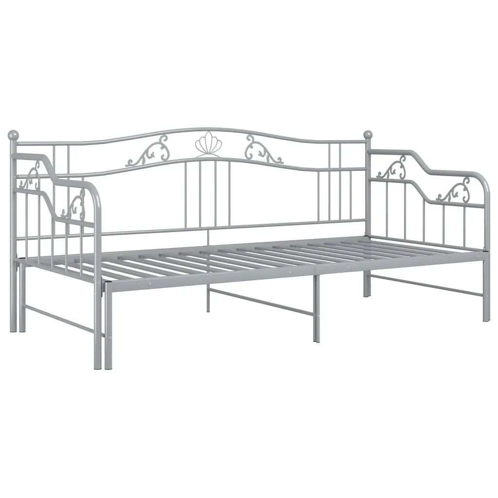 Telaio Divano letto | Sof¨¤ letto | Letto singolo Estraibile Grigio in Metallo 90x200 cm