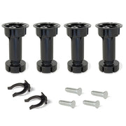 Kit di piedini regolabili per mobile Bone H120 mm nero
