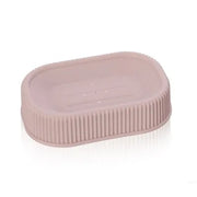 Porta sapone da appoggio rosa in plastica Ring