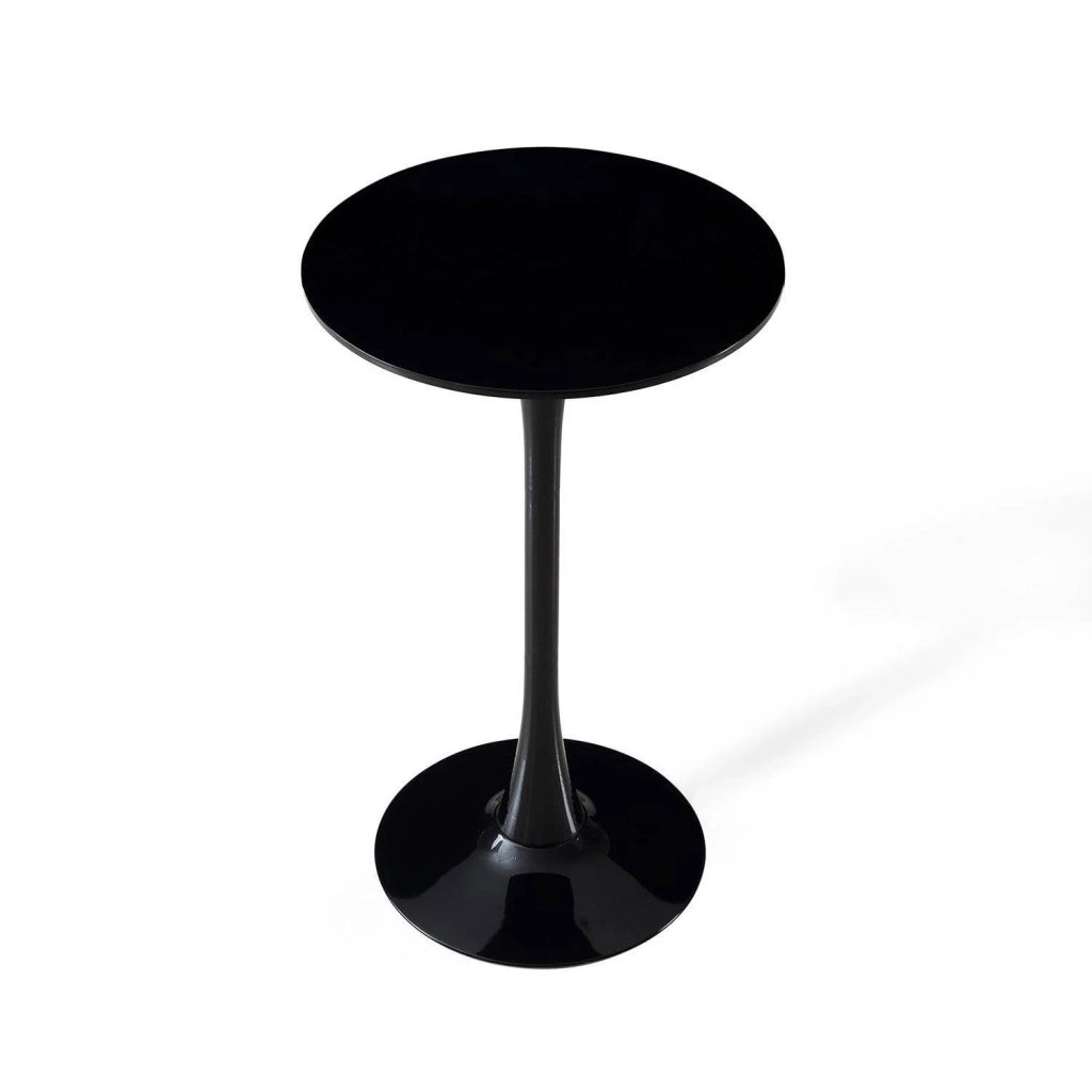 LÚZETE - TAVOLO ALTO SAN ANTONI Ø60 CM NERO