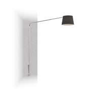 Piantana Contemporanea Corner Metallo Cromo Diffusore Nero 1 Luce E27