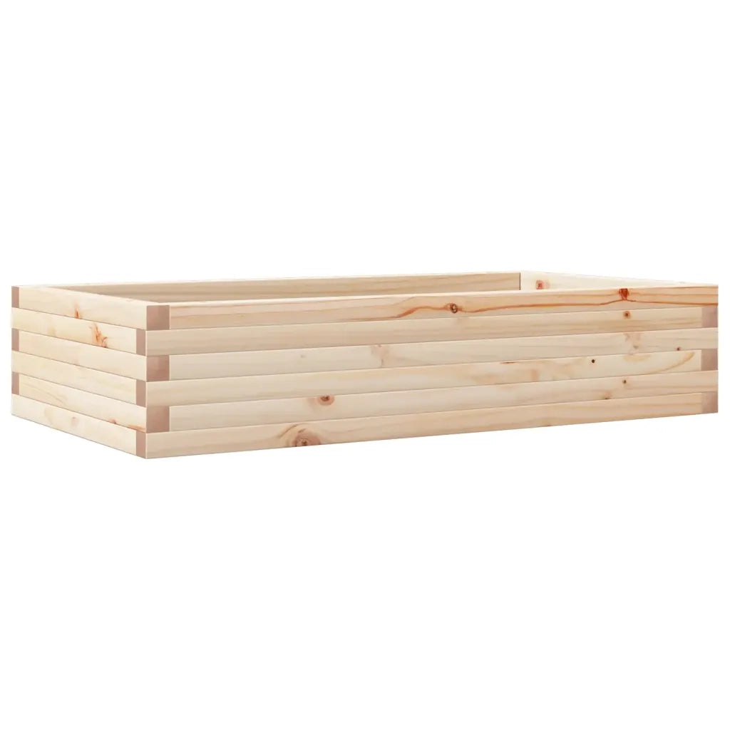 Fioriera da Giardino 110x60x23 cm in Legno Massello di Pino 847238