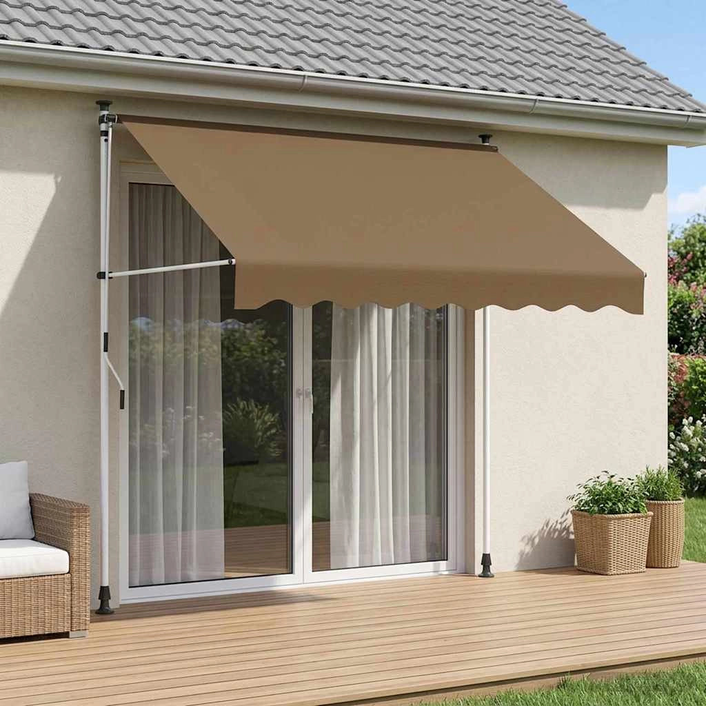 Tenda retrattile manuale Beige 250 cm 42037033