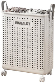 Carrello per bambini con ruote, lettino portatile con ruote, apertura ventilata per giocattoli, abbigliamento e contenitori di stoccaggio.